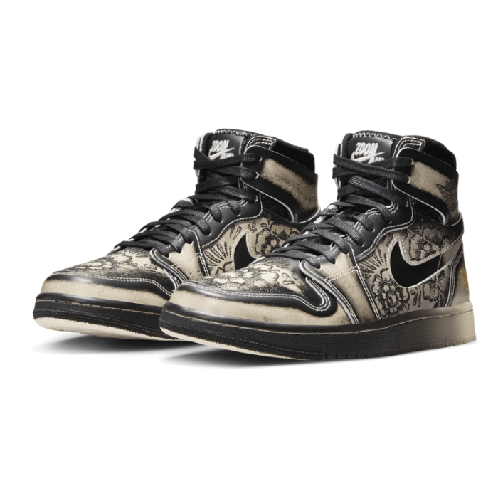 Celebrate culture with Jordan 1 High Zoom Air CMFT 2 Día De Muertos, blending style and comfort. Shop now on HypeElixir.com.