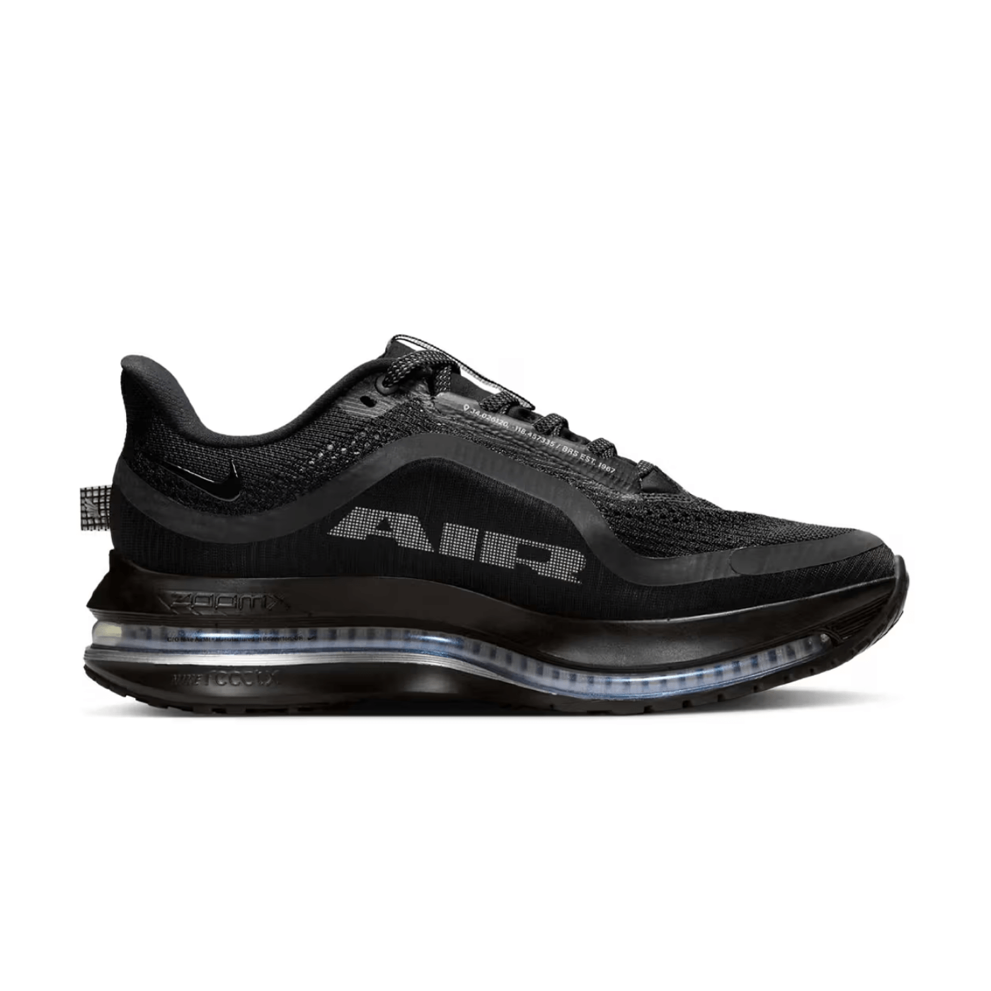 Nike Air Zoom Pegasus Premium Black Metallic Silver