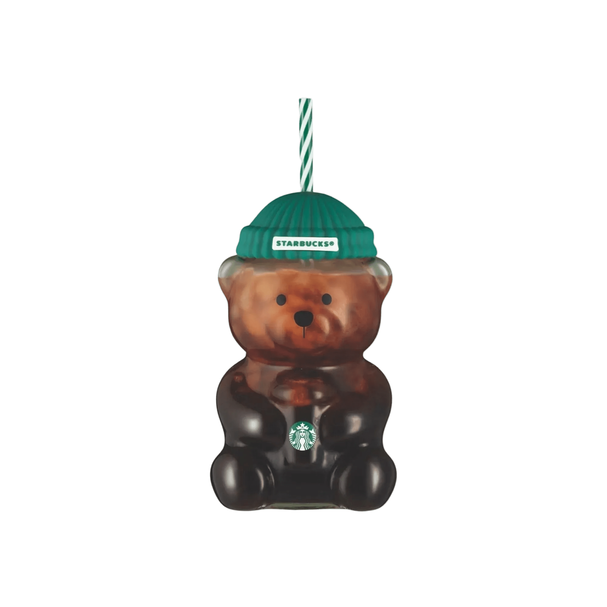 Starbucks Bear "Bearista" Glass Tumbler Cup