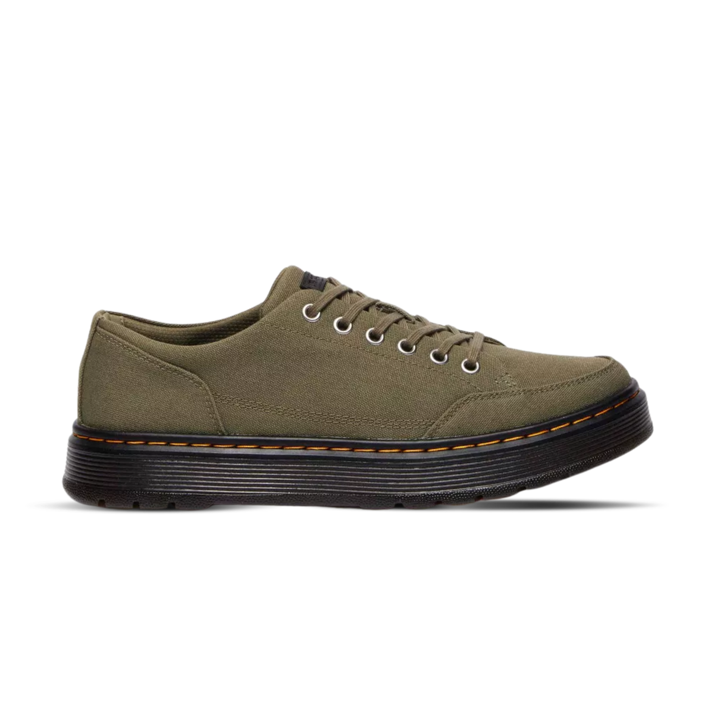 Dr Martens Brookline Canvas Casual Shoes Dms Olive Canvas