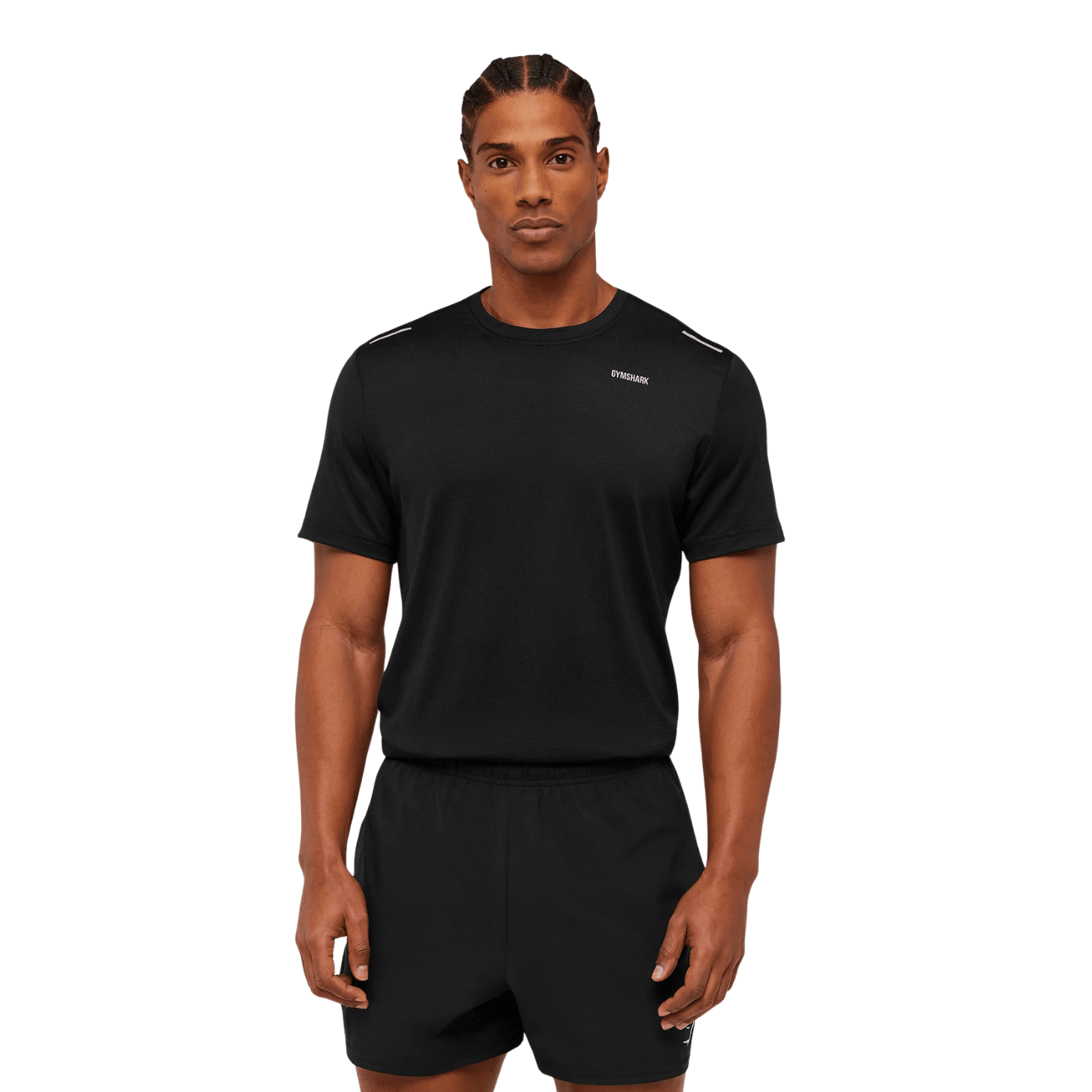 GYMSHARK Built For More T-Shirt slim fit GS Black