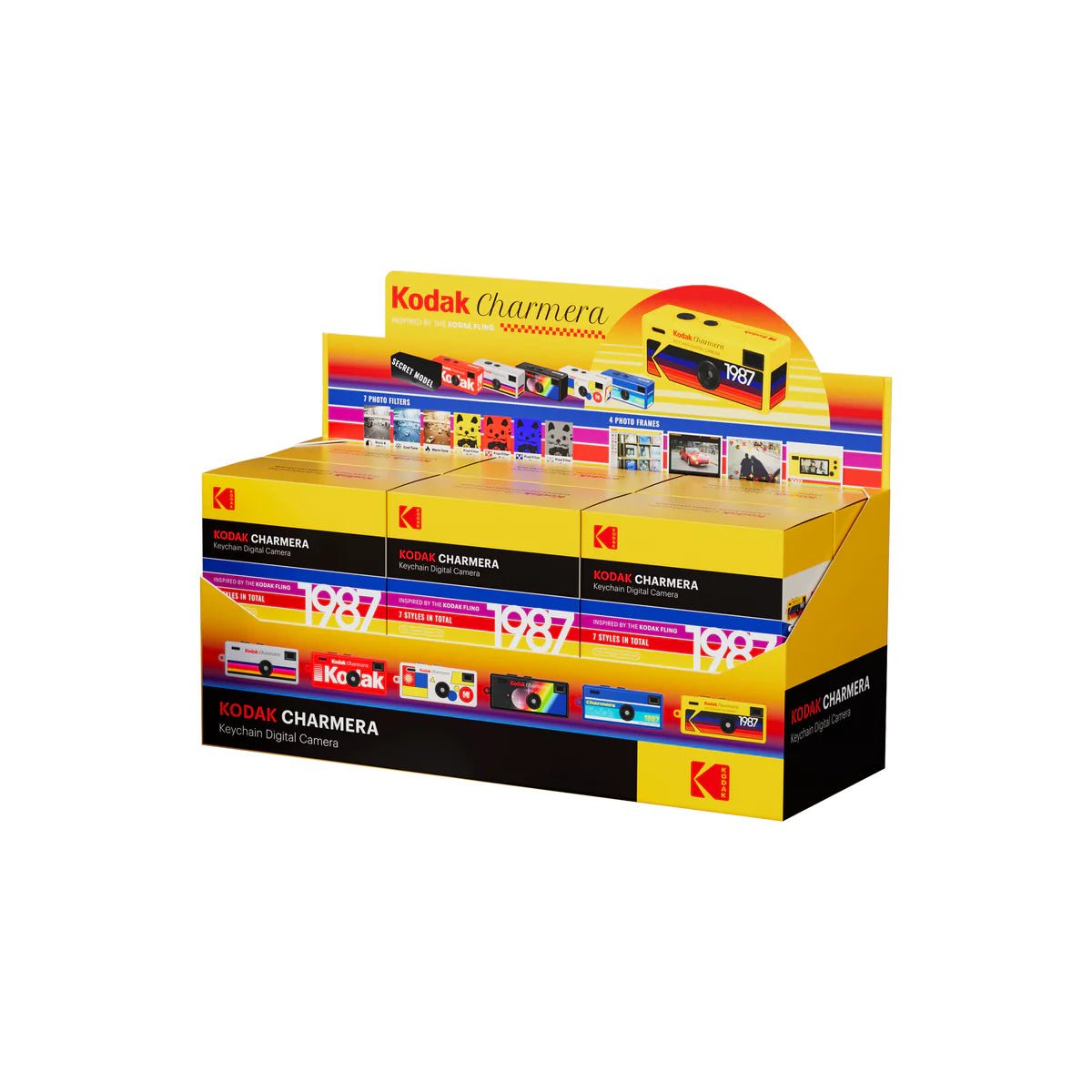 Kodak Charmera Keychain Digital Camera Blind Box Collection ( Set of 6 )