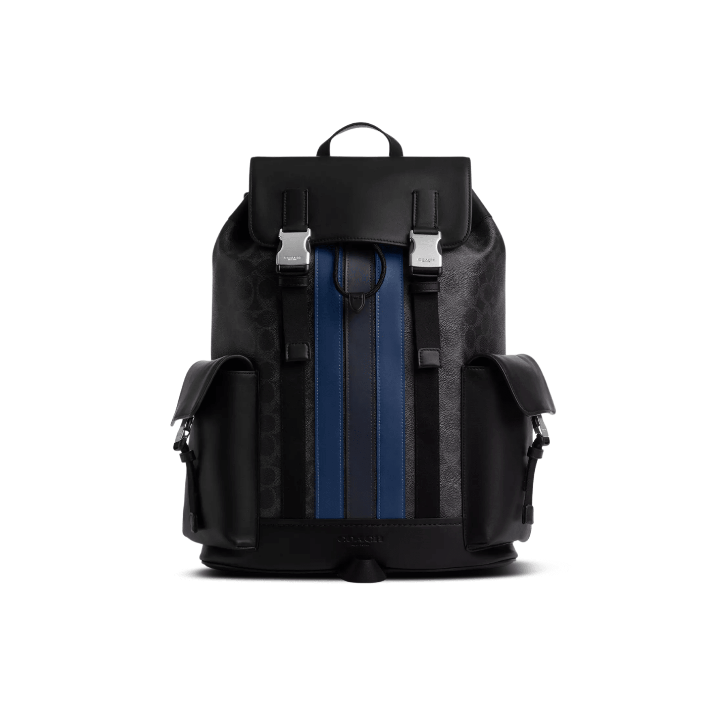 Coach Clark Backpack signature canvas/Silver/Black Multi