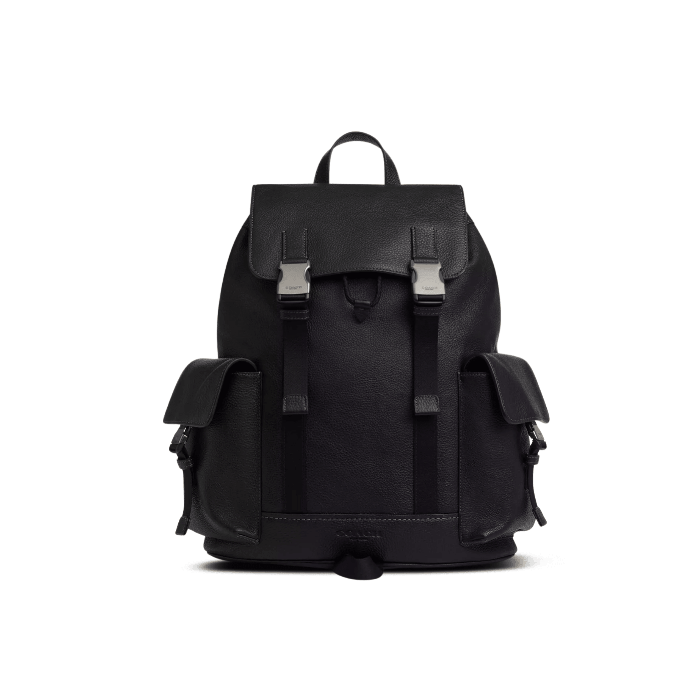 Coach Clark Backpack pebbled leather/Gunmetal/Black