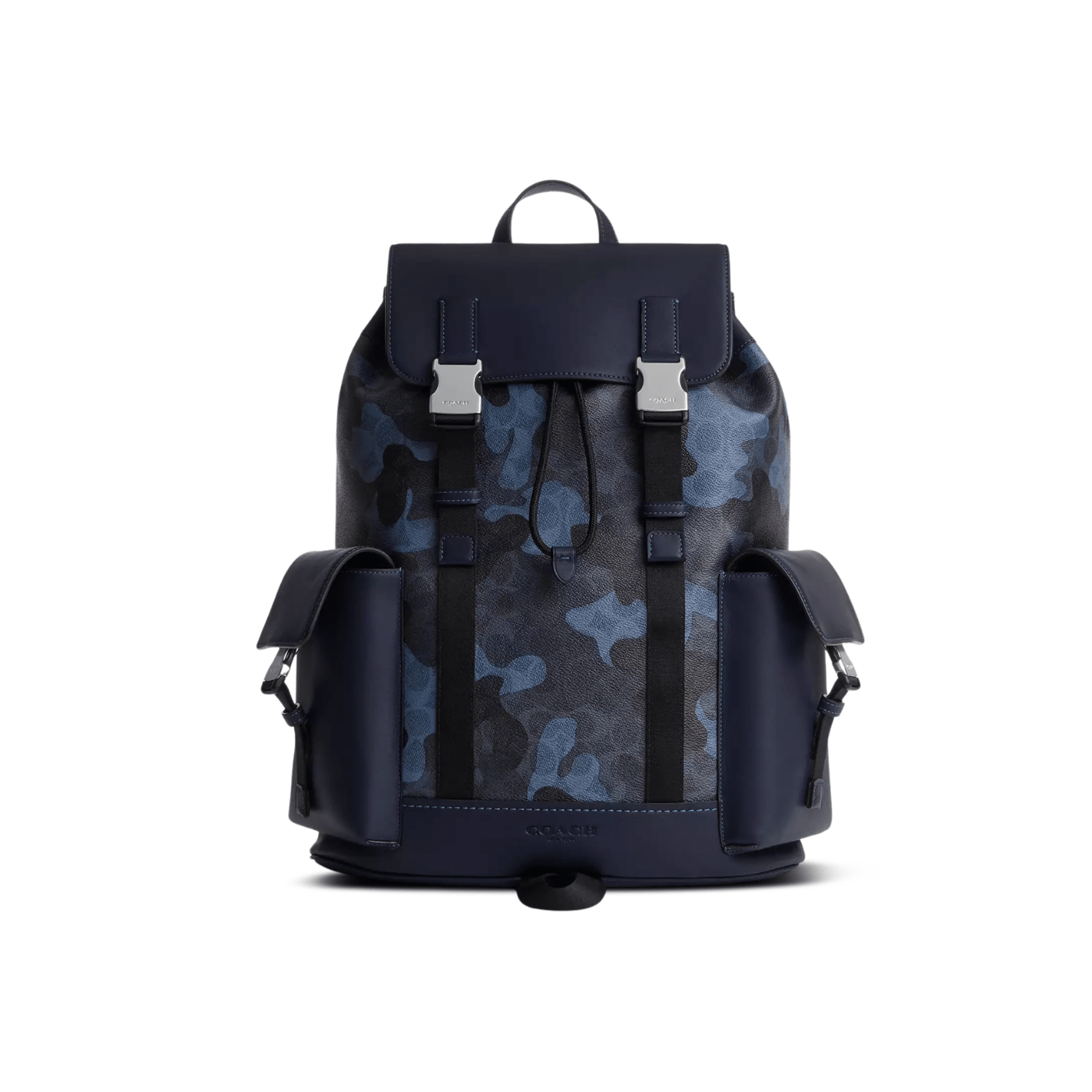 Coach Clark Backpack signature canvas/Silver/Blue Multi