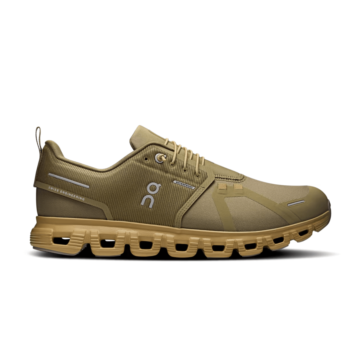 ON Running Cloud 6 Waterproof Olive | Safari