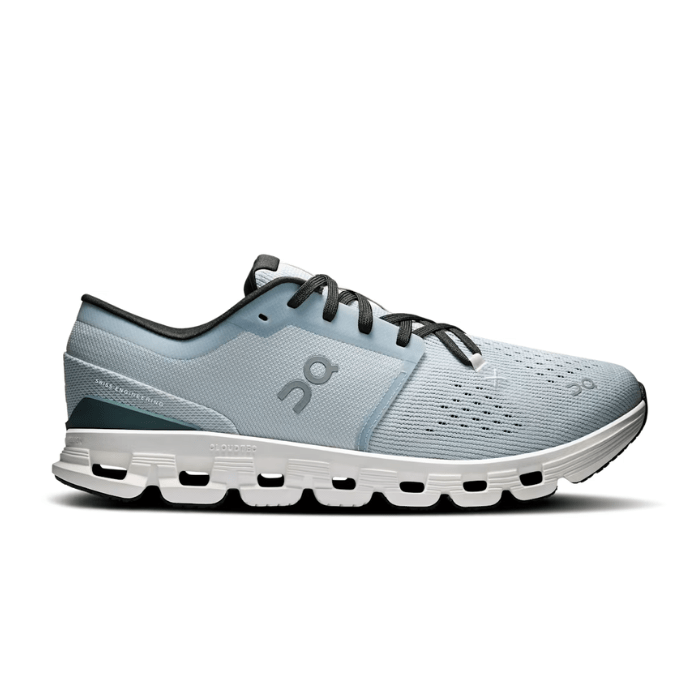 Lightweight and responsive, the On Running Cloud X 4 Glacier Stone blends style with performance. Shop now on HypeElixir.com.