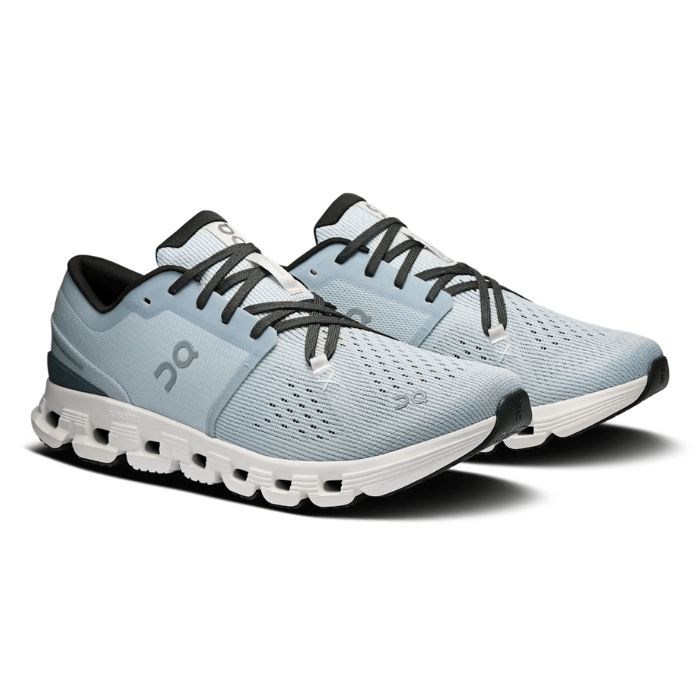 Train hard in the On Running Cloud X 4 Glacier Stone—engineered for speed, comfort, and versatility. Shop on HypeElixir.com.