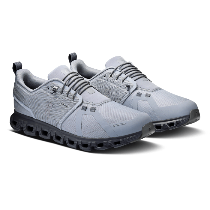 "On Running Cloud 6 Waterproof Alloy Wolf sneakers by Hype Elixir – lightweight, waterproof, and cushioned footwear for all-weather comfort and performance."