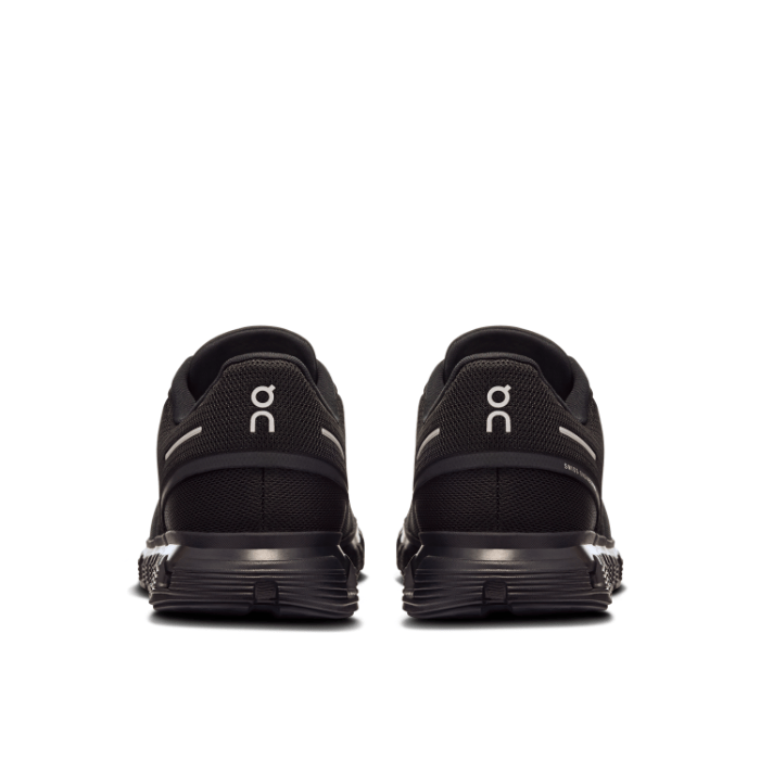 "On Running Cloud 6 Black sneakers by Hype Elixir – sleek, lightweight running shoes with a classic black design for optimal comfort, support, and performance."
