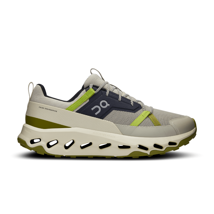 "On Running Cloudhorizon Chalk Seedling shoes by Hype Elixir – lightweight, cushioned, and durable waterproof footwear for all-terrain use."
