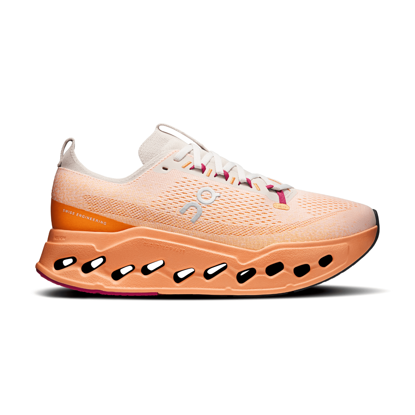 On Running Cloudsurfer Max Pearl Tangerine