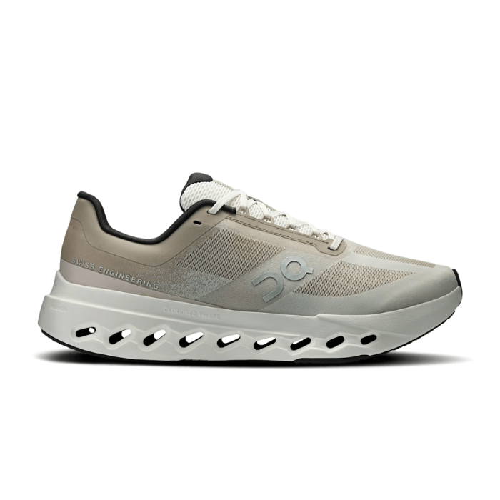 On Running Cloudsurfer Next Fog Ivory – lightweight, cushioned running shoes with sleek design and superior comfort. Shop on hypeelixir.com