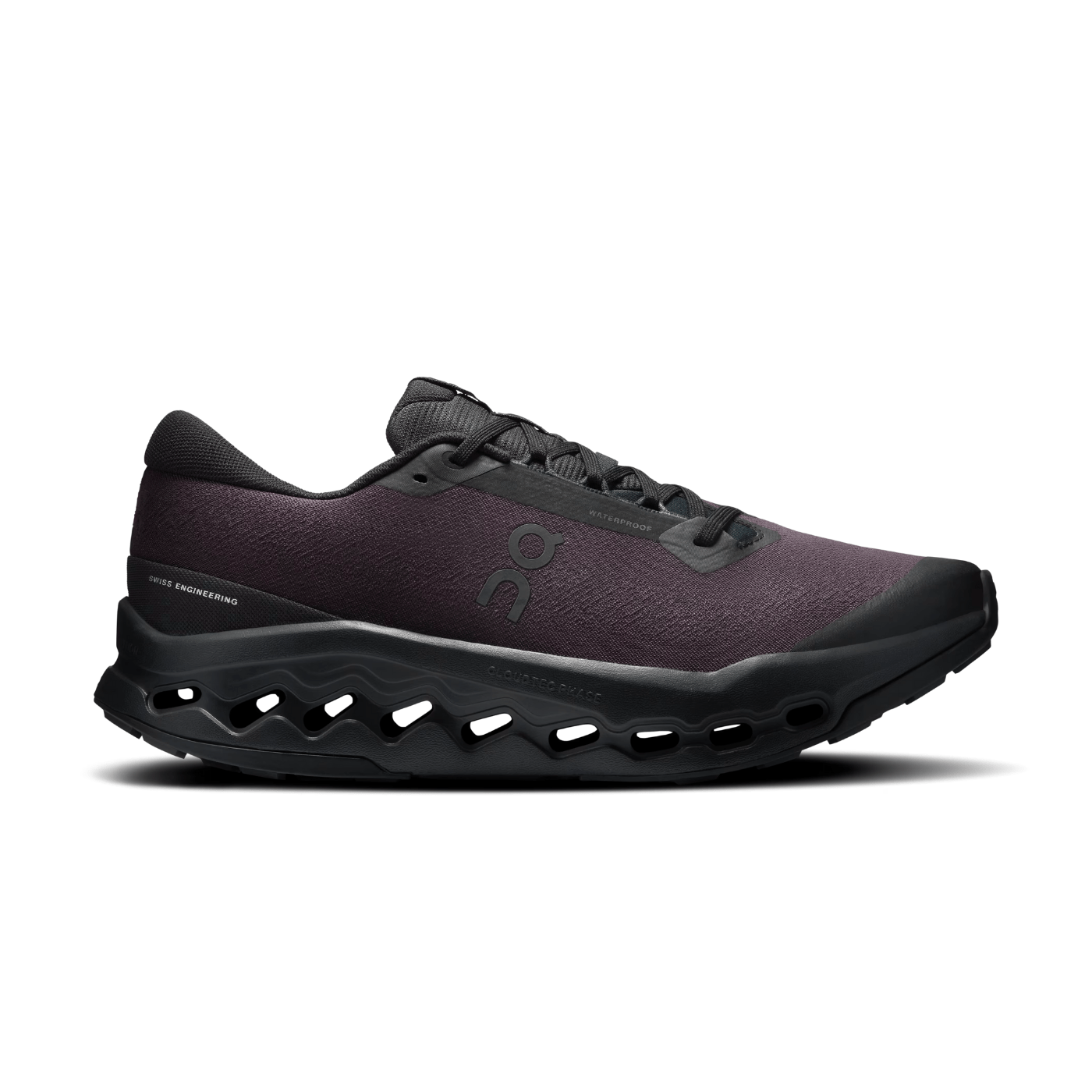 On Running Cloudsurfer Trail 2 Waterproof Black Black