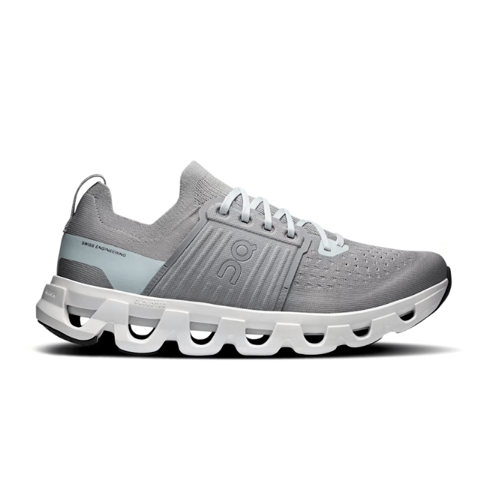 On Running Cloudswift 4 in Alloy Glacier delivers cushioned comfort, sleek design & smooth rides. Shop on HypeElixir.com.