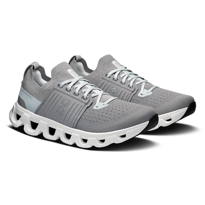 Cloudswift 4 Alloy Glacier by On Running features breathable mesh, lightweight build & supreme support. Shop on HypeElixir.com.