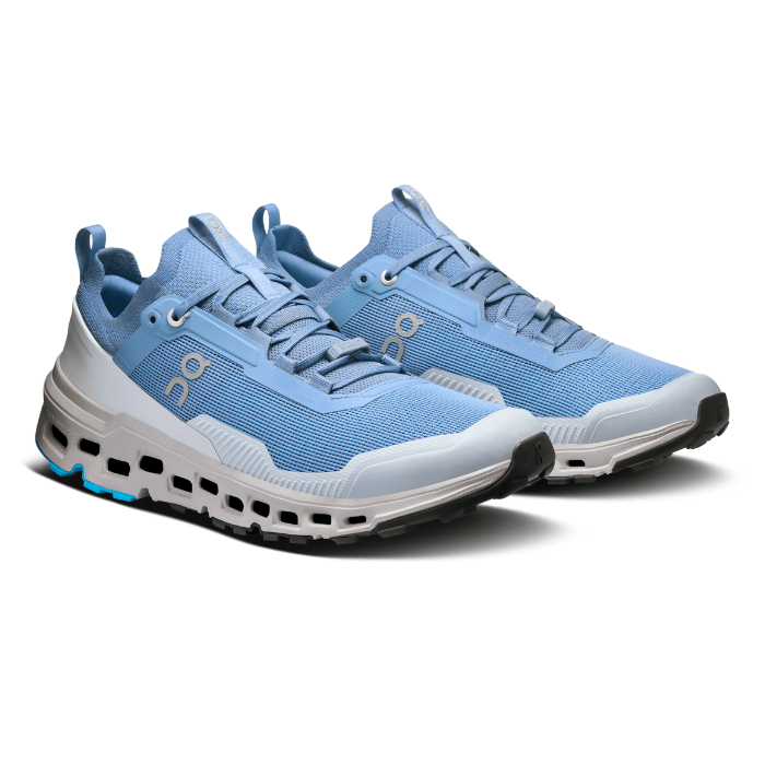 "On Running Cloudultra 2 Chambray sneakers by Hype Elixir – ultra-cushioned, lightweight, and durable trail running shoes for long-distance comfort."