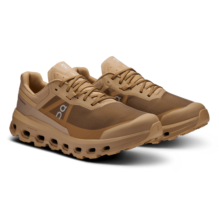 "On Running Cloudvista 2 Chai Dune sneakers by Hype Elixir – lightweight, cushioned trail running shoes designed for comfort and agility, featuring a warm Chai Dune colorway."