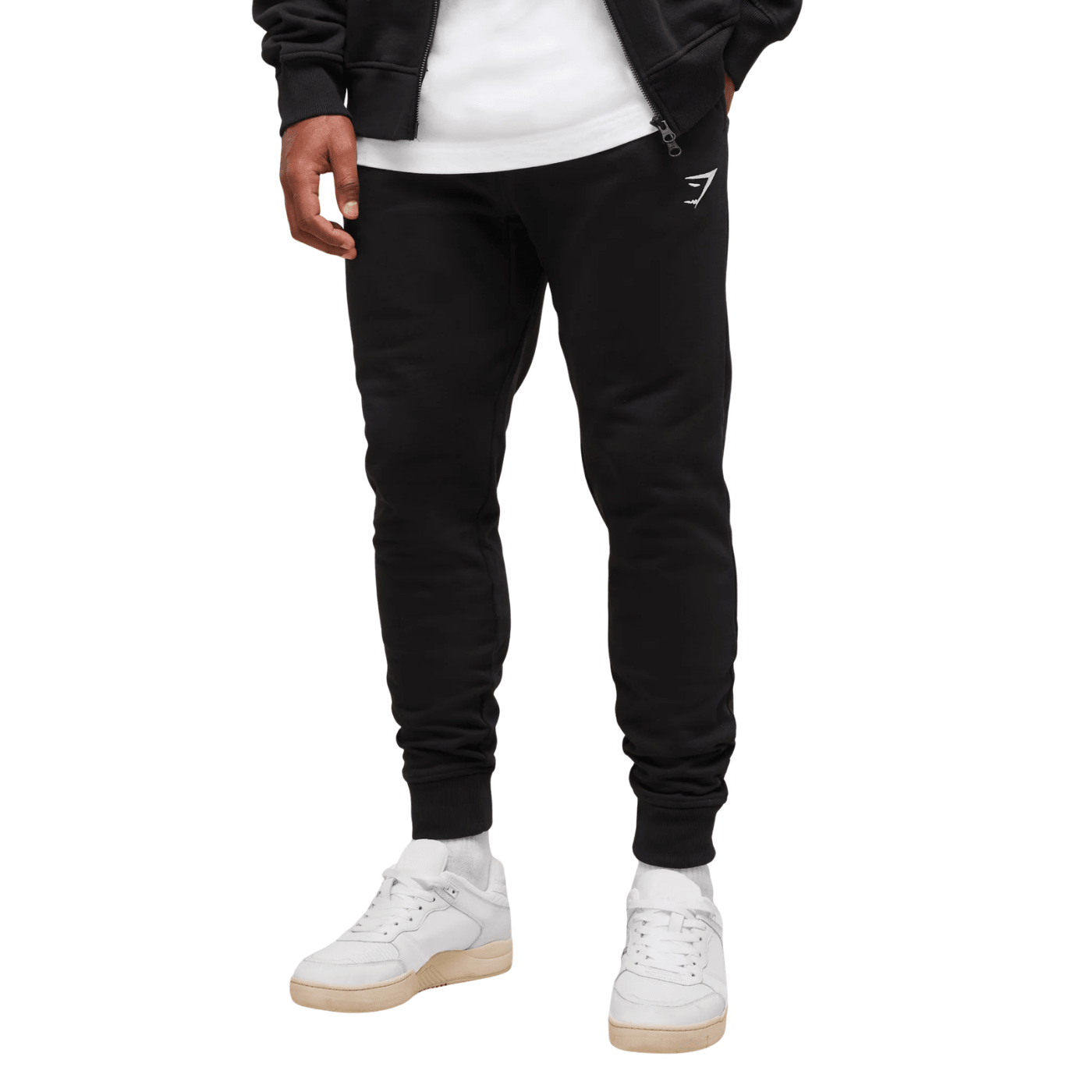 Gymshark Crest Joggers slim fit Black