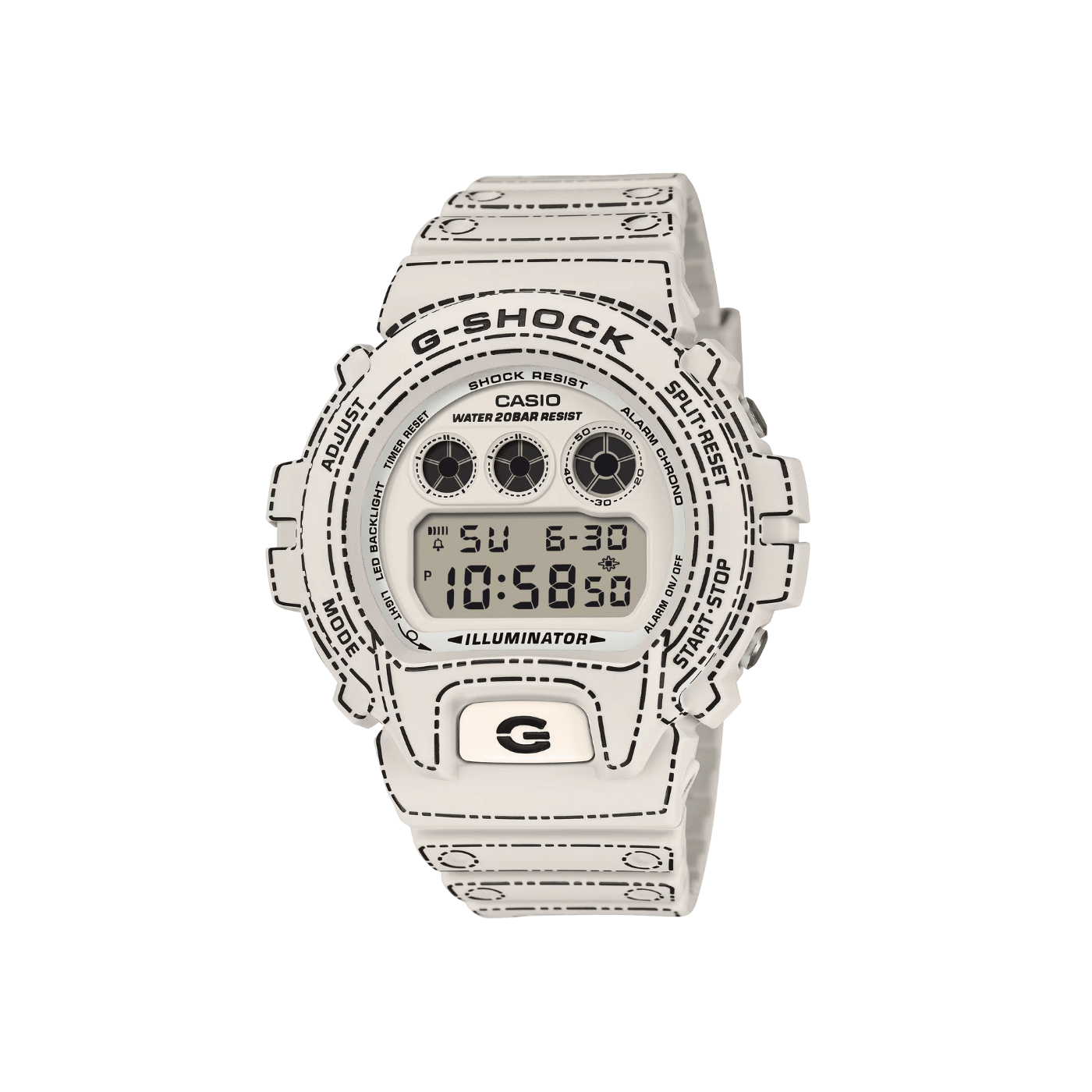 Casio Digital 6900 Series DW-6900RGM-5