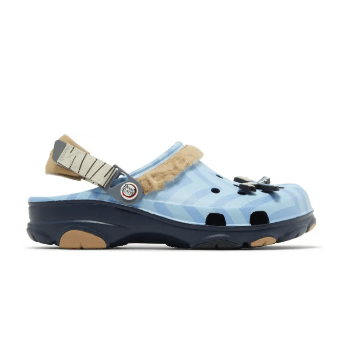 "Crocs Classic All-Terrain Clog Demon Slayer Inosuke – durable, comfortable clogs featuring the Inosuke design from Demon Slayer, perfect for outdoor adventures with a unique anime-inspired style."