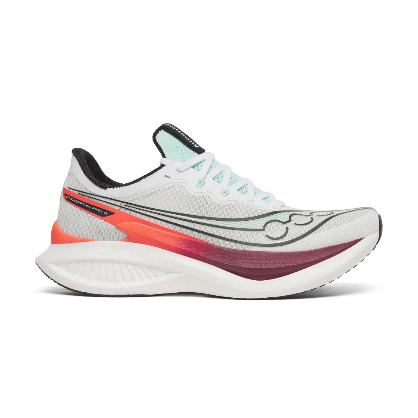 SAUCONY Men's Endorphin Pro 5 White | Crimson