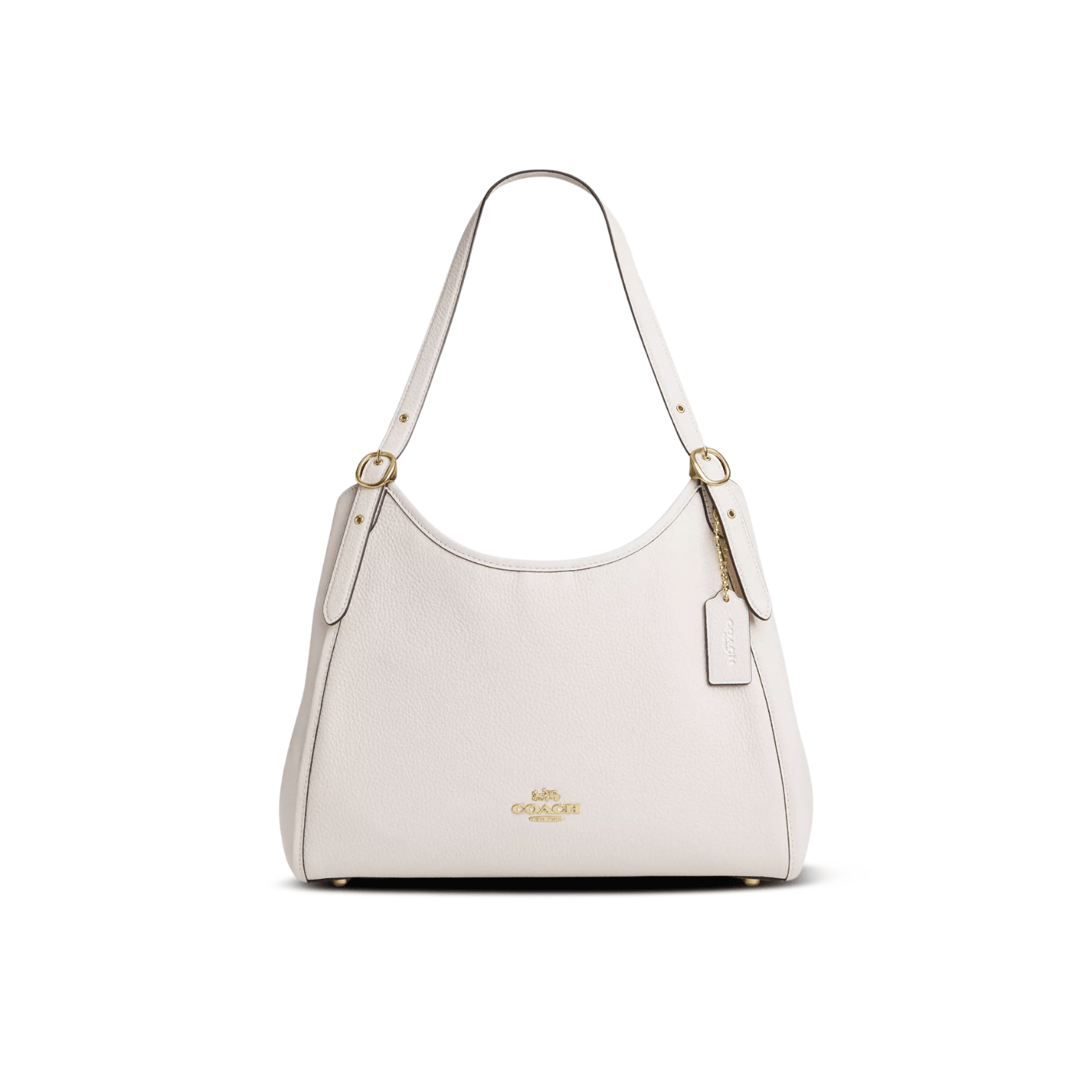 Coach Erin Shoulder Bag pebbled leather/Gold/Chalk