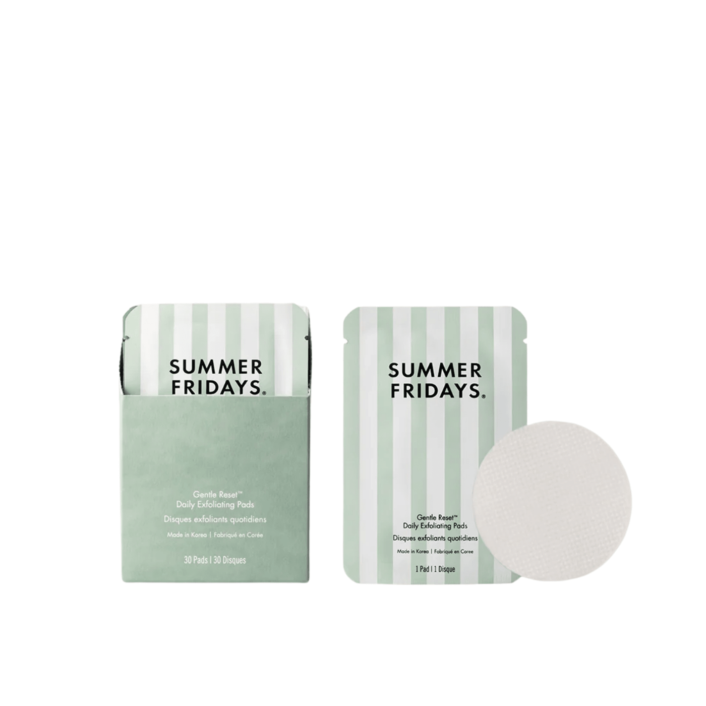 Summer Fridays Gentle Reset Daily Exfoliating Pads