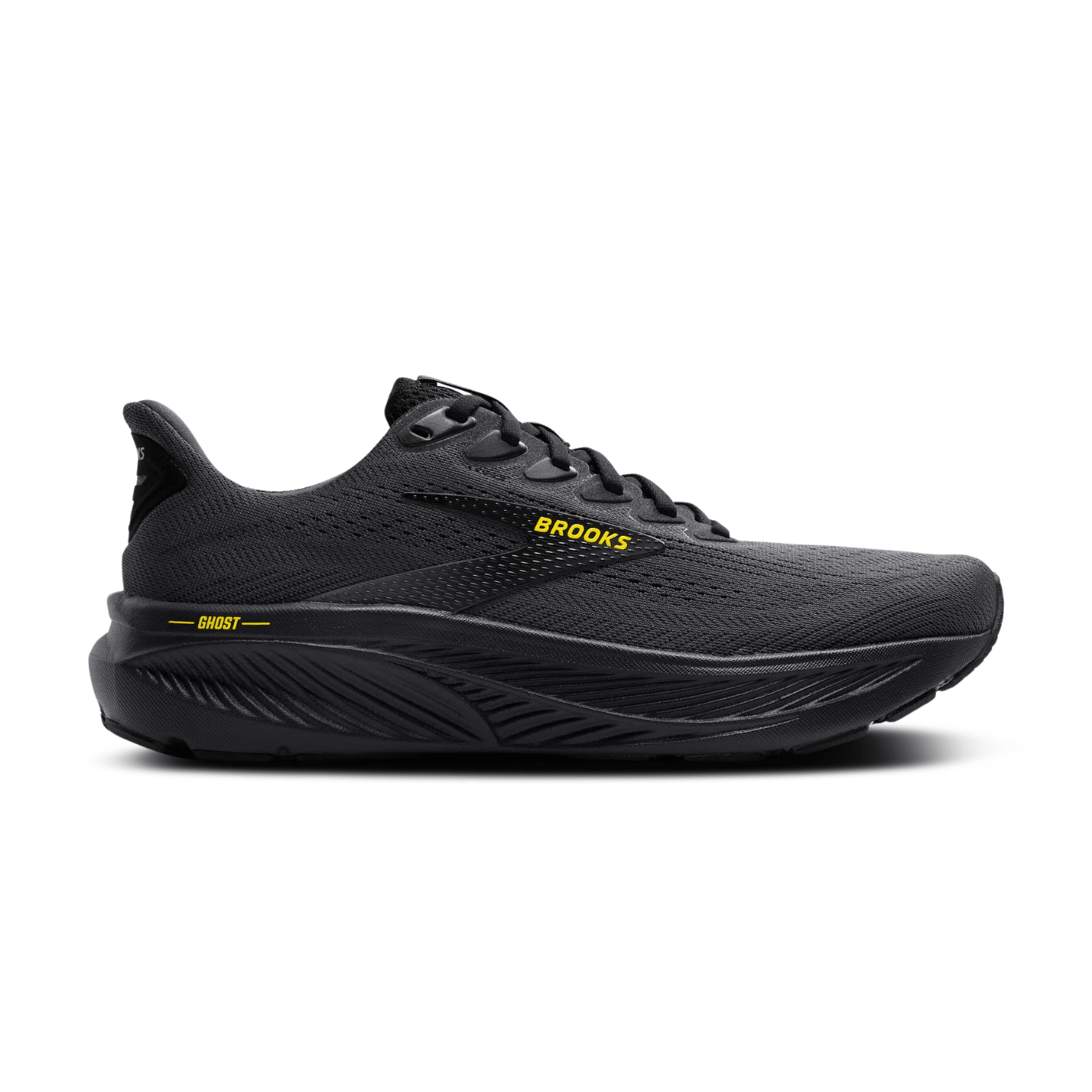 Brooks Ghost 17 Ebony/Yellow