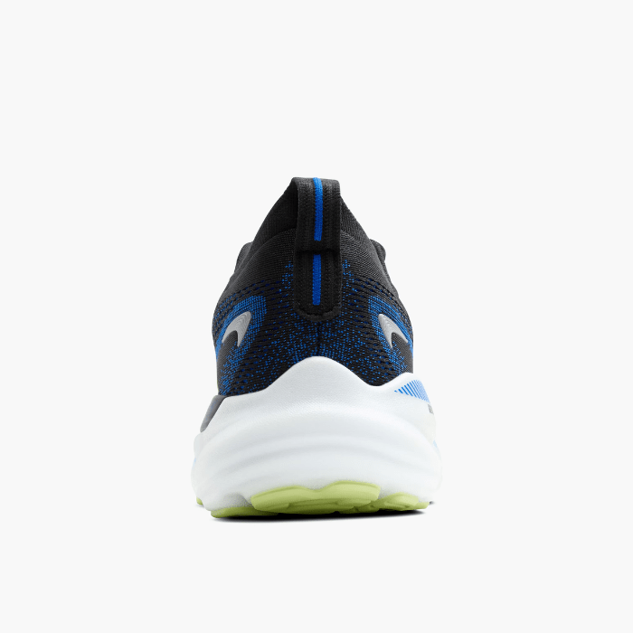 "Brooks Running Glycerin GTS 22 Black/Cobalt/Neo Yellow sneakers by Hype Elixir – cushioned, stability running shoes for enhanced comfort, support, and performance."