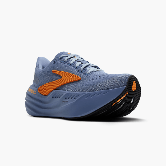 "Brooks Running Glycerin Max Country Blue/Sky/Orange sneakers by Hype Elixir – cushioned, lightweight running shoes offering comfort, support, and style."