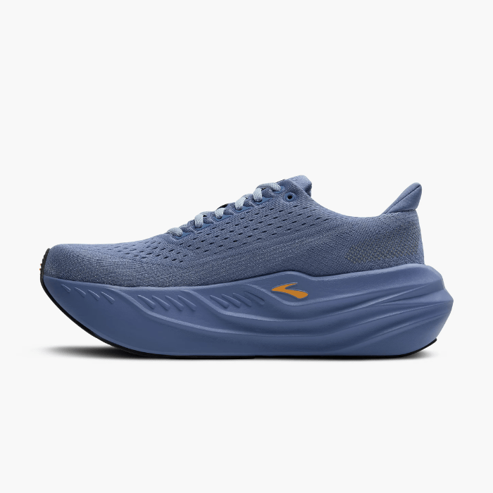 "Brooks Running Glycerin Max Country Blue/Sky/Orange sneakers by Hype Elixir – cushioned, lightweight running shoes offering comfort, support, and style."