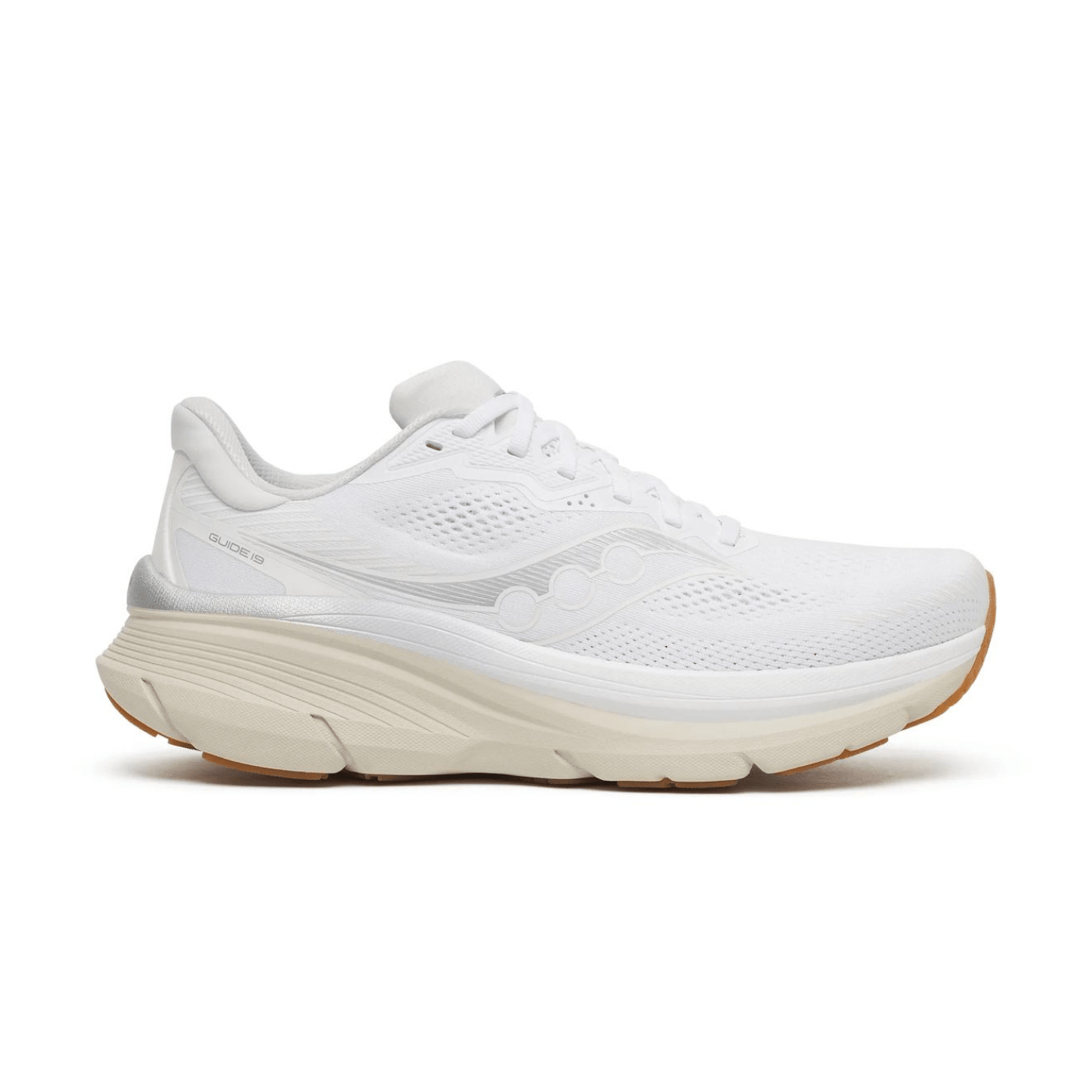 SAUCONY Men's Guide 19 White | Eggshell