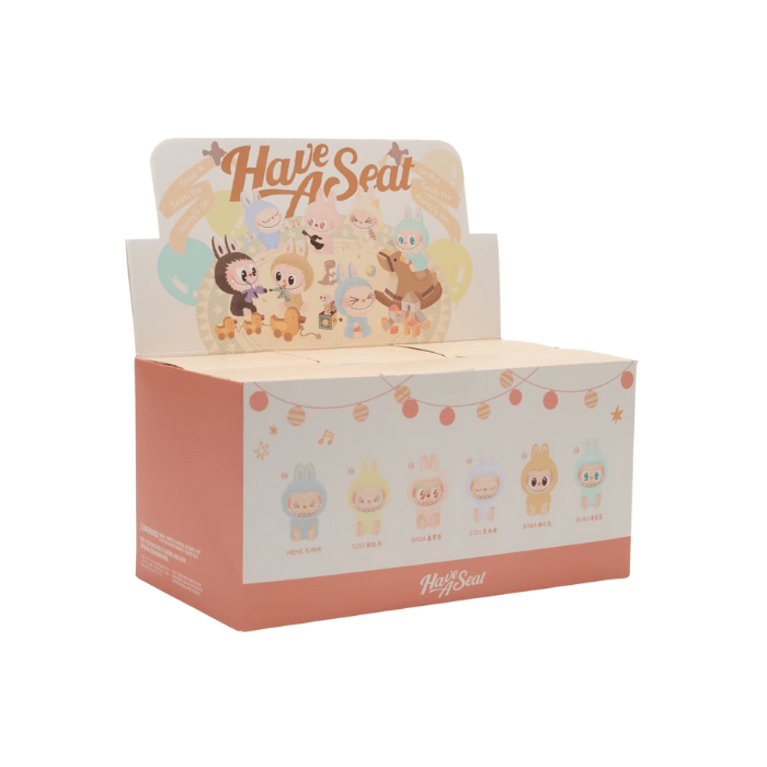 Pop Mart Labubu The Monsters Have a Seat Vinyl Plush Sealed Case (6 Blind Boxes)