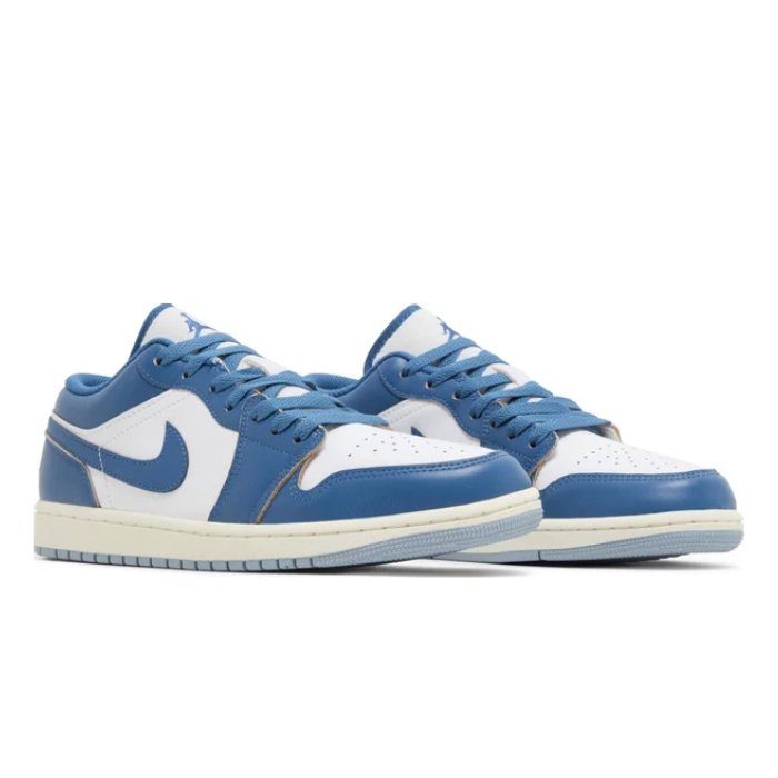 Step into timeless streetwear with Jordan 1 Low Industrial Blue – sleek, iconic, and versatile. Shop on hypeelixir.com