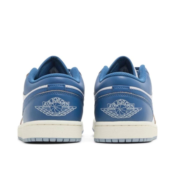 Jordan 1 Low Industrial Blue blends heritage design with modern flair for standout sneaker vibes. Shop on hypeelixir.com
