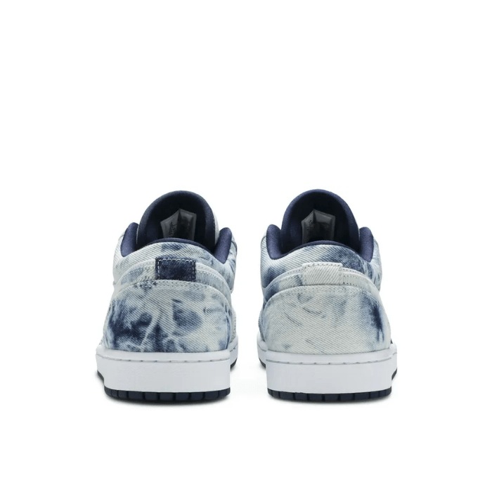 Jordan 1 Low Washed Denim blends streetwear style and retro vibes in a timeless low-cut silhouette. Shop on hypeelixir.com.