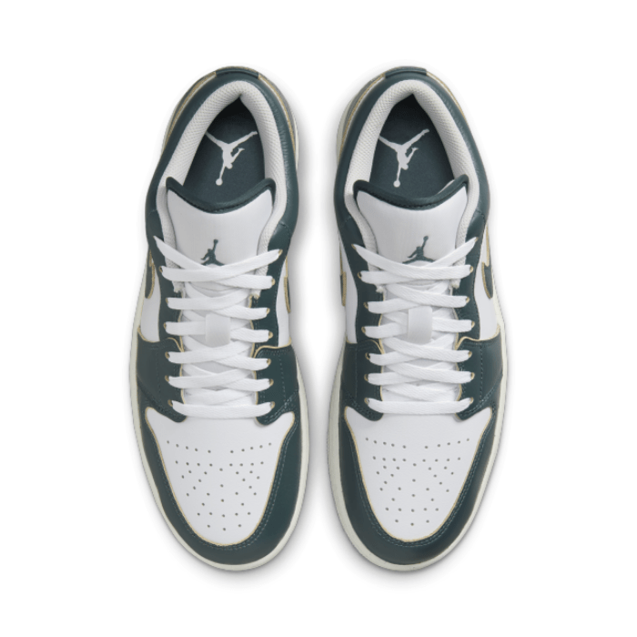 "Air Jordan 1 Low SE Oxidized Green sneakers by Hype Elixir – sleek low-top design featuring a unique oxidized green colorway for a standout, stylish look."