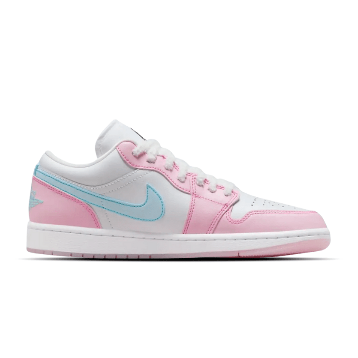 Jordan 1 Low SE Pink Foam features playful paw prints and soft tones for everyday wear. Shop now at hypeelixir.com.