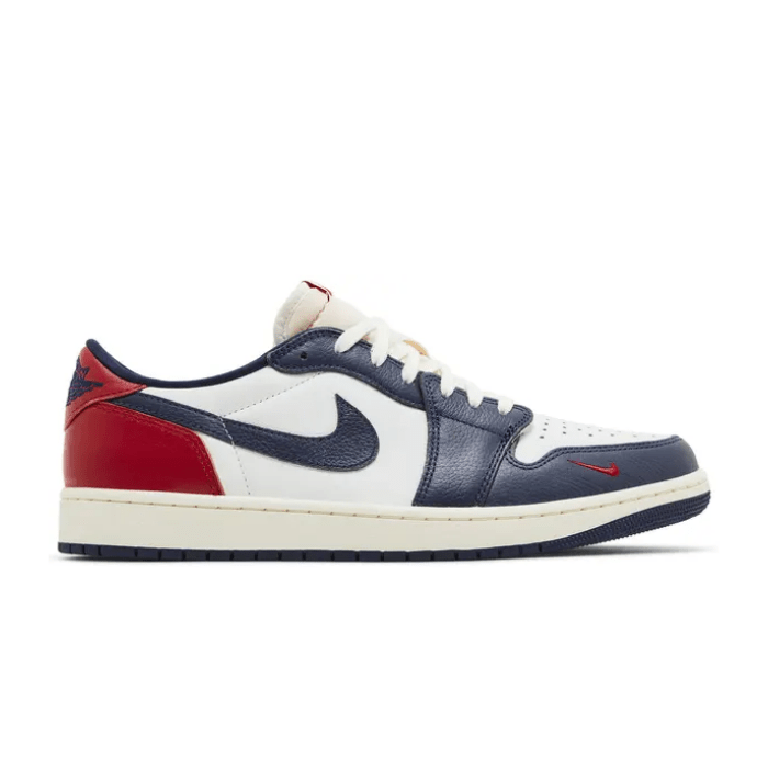 Jordan 1 Retro Low OG Howard University features bold school colors and classic style. A must-have for sneaker fans—shop on hypeelixir.com.