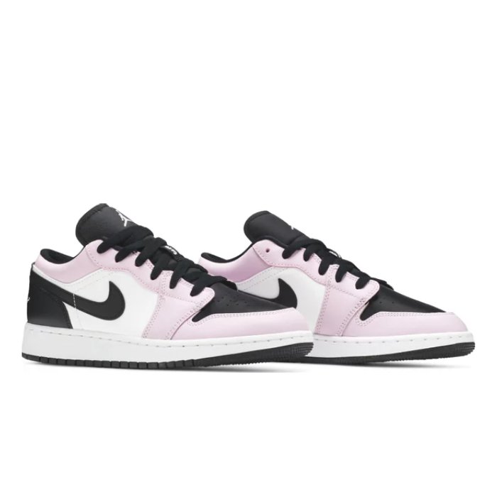Step into style with the Jordan 1 Low Light Arctic Pink (GS), blending iconic design with pastel tones. Shop on HypeElixir.com.