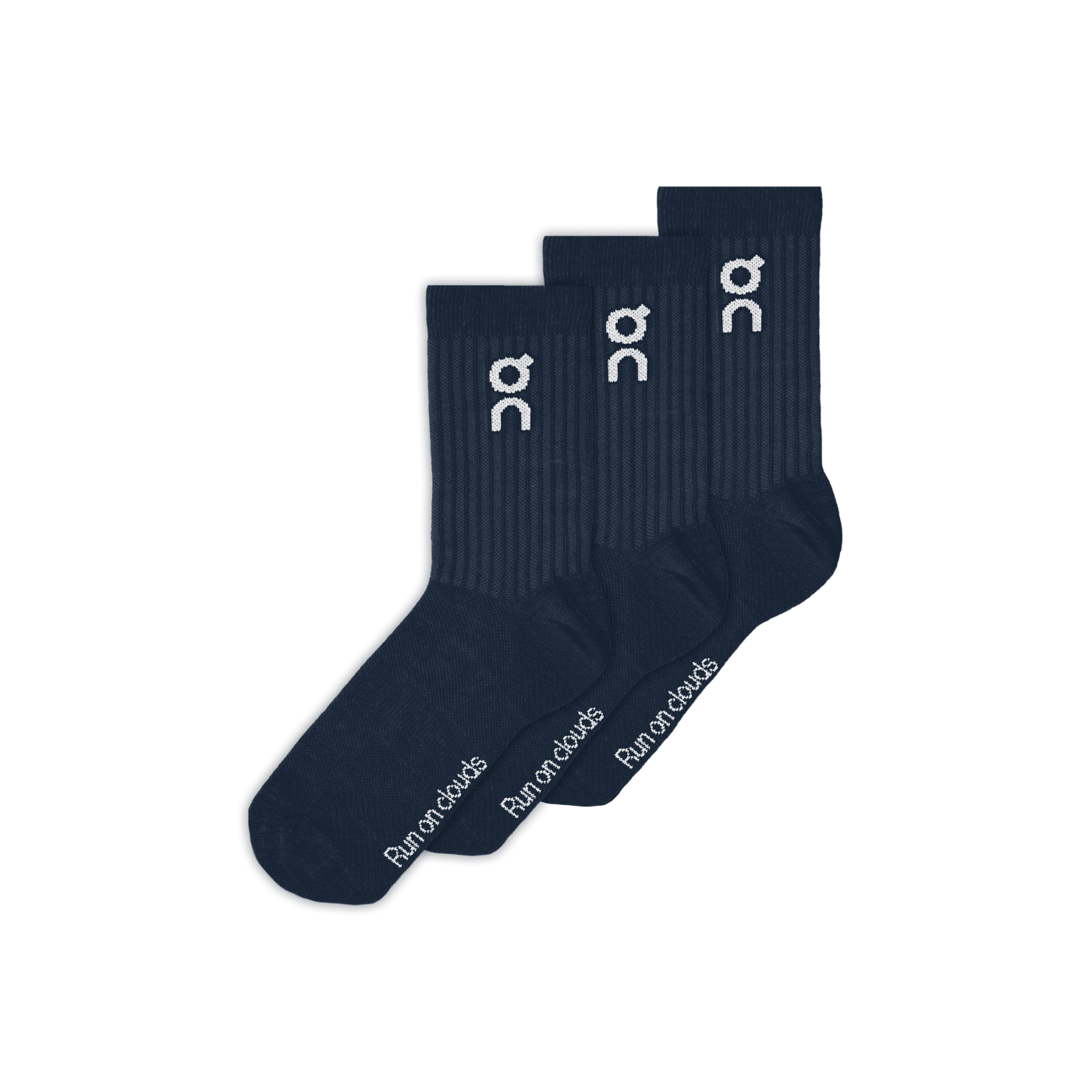 On Running Logo Sock High 3P Navy