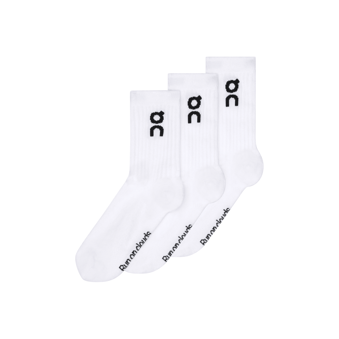 On Running Logo Sock High 3P White