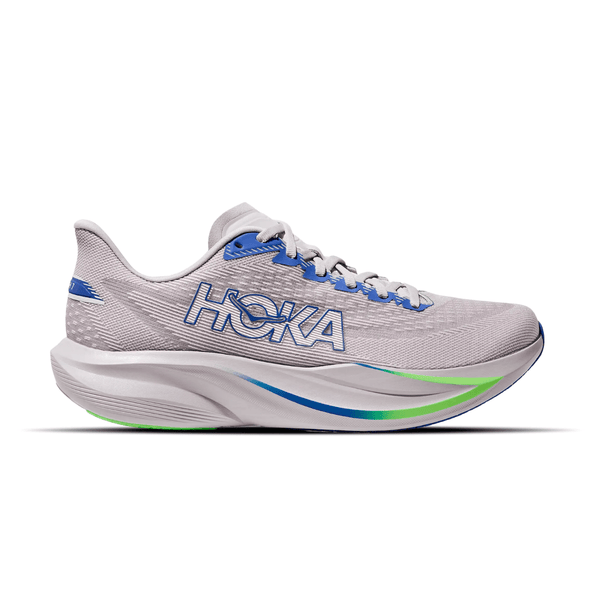 Hoka Mach 7 ash grey / cobalt blue