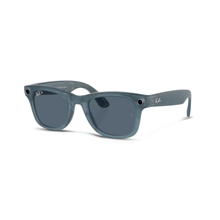 Ray-Ban Meta Wayfarer Matte Jeans/Dusty Blue