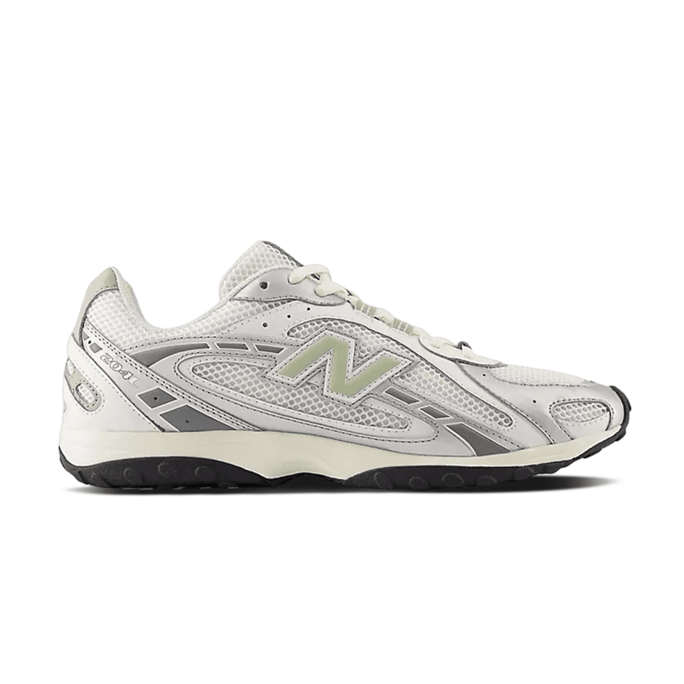 New Balance 204L Silver Metallic Sage Green