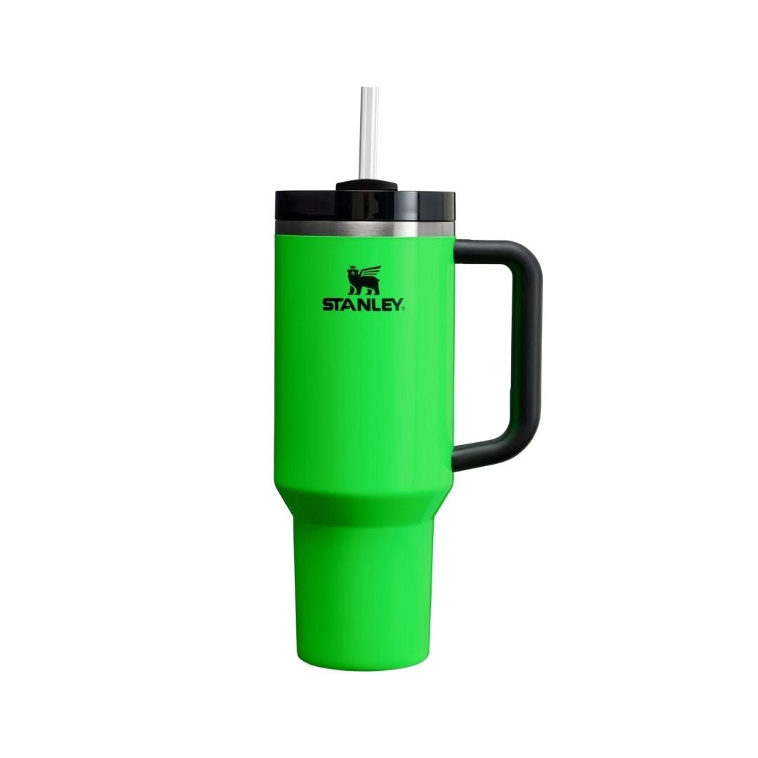 Stanley Quencher H2.0 Flowstate™ Tumbler | 40 OZ Neon Green