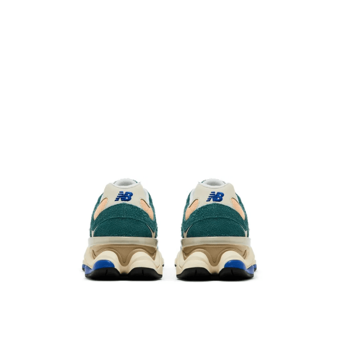 Step into futuristic style with New Balance 9060 New Spruce Purple—sleek, cushioned, and eye-catching. Shop on HypeElixir.com.