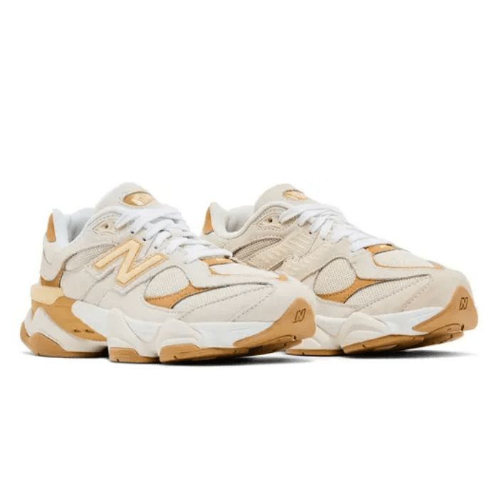New Balance 9060 Sea Salt Dolce offers luxe suede, cool neutrals, and futuristic sole design. Shop now at hypeelixir.com.