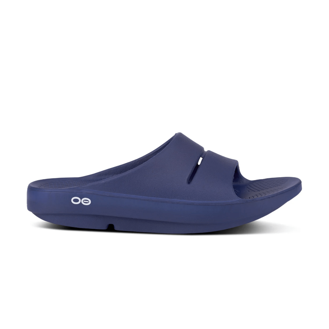 Oofos OOahh Slide Sandal Navy